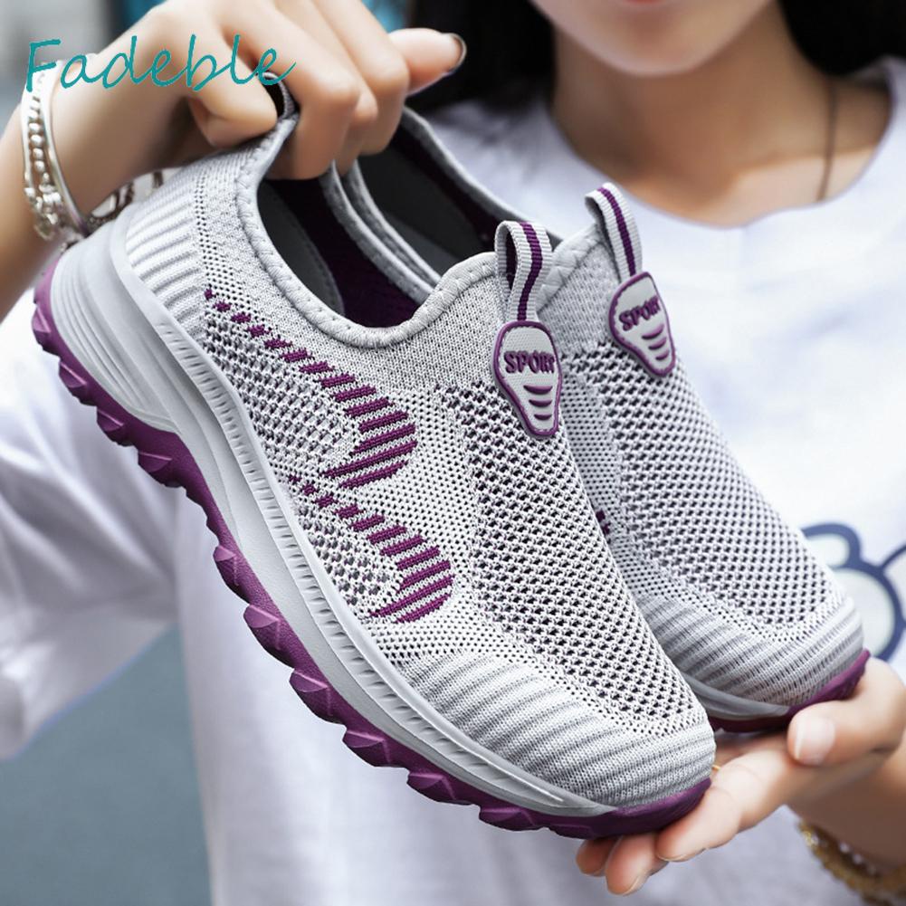 Giày Thể Thao Đế Chống Trượt Thoáng Khí Thời Trang Mùa Hè Dành Cho Nữ