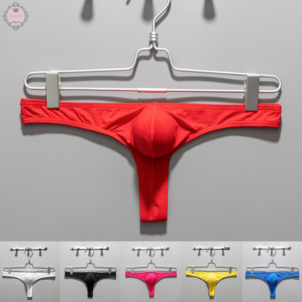 Mens Underwear Breathable T-back Briefs Thongs G-string Underpants Jockstrap