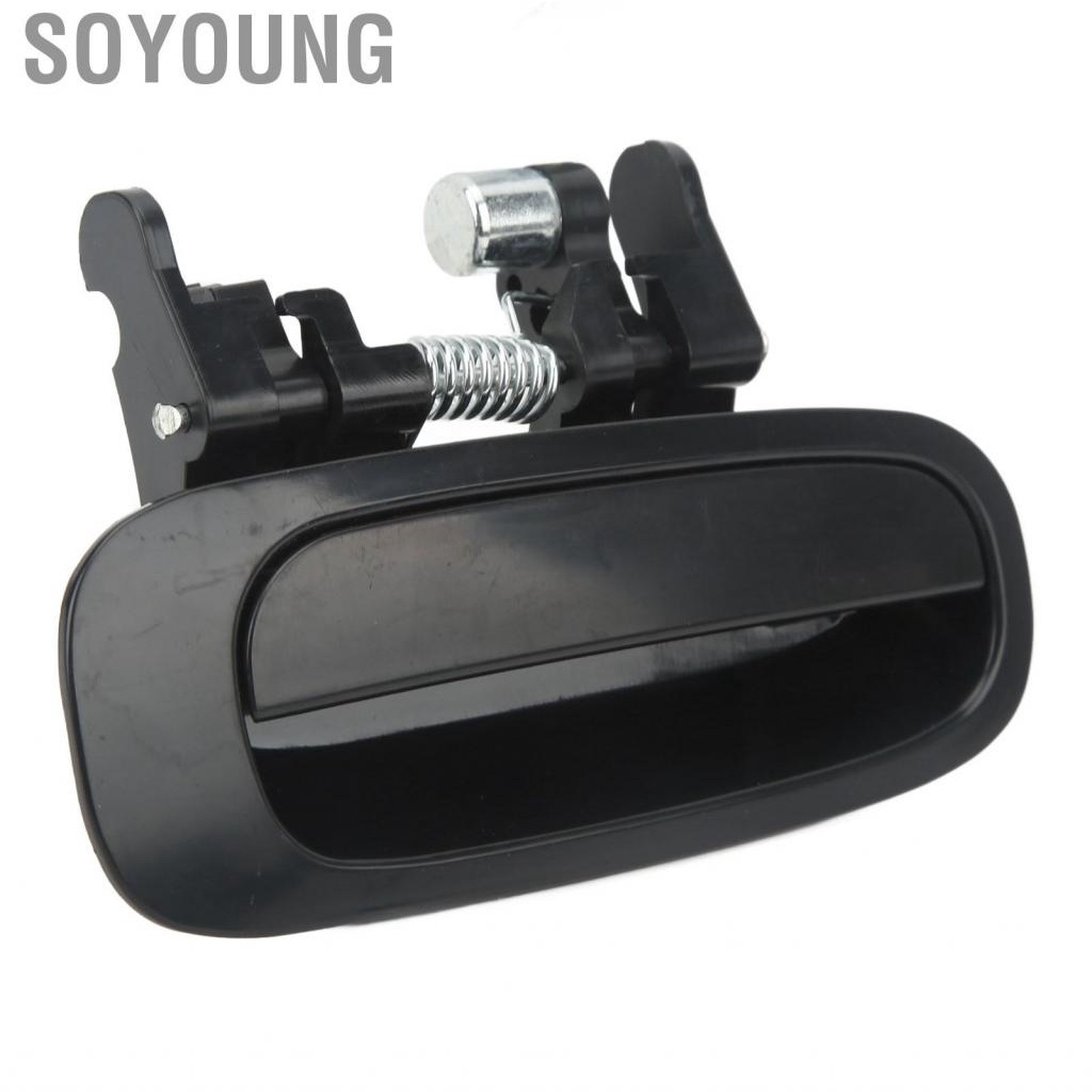 Soyoung Rear Right Door Handle Easy Install 69230 02040 Exterior Black for Car