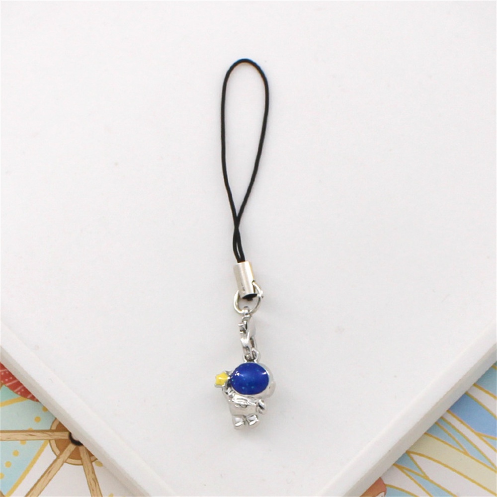 Móc Khóa Kim Loại Mini Hình Phi Hành Gia / Mặt Trăng / Ngôi Sao Dễ Thương Sáng Tạo Phù Hợp Làm Quà Cho