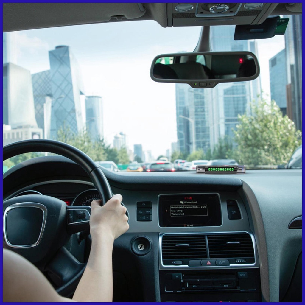 Bộ Thẻ Đậu Xe Tạm Thời Kèm Số Điện Thoại 3 Trong 1 Tiện Dụng Cho Xe Hơi