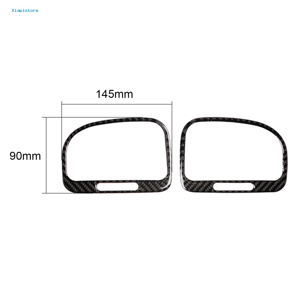 Bộ 2 Miếng Dán Trang Trí Lỗ Thông Khí Xe Hơi VW Golf 6 R MK6 08-12 Bằng Sợi Carbon