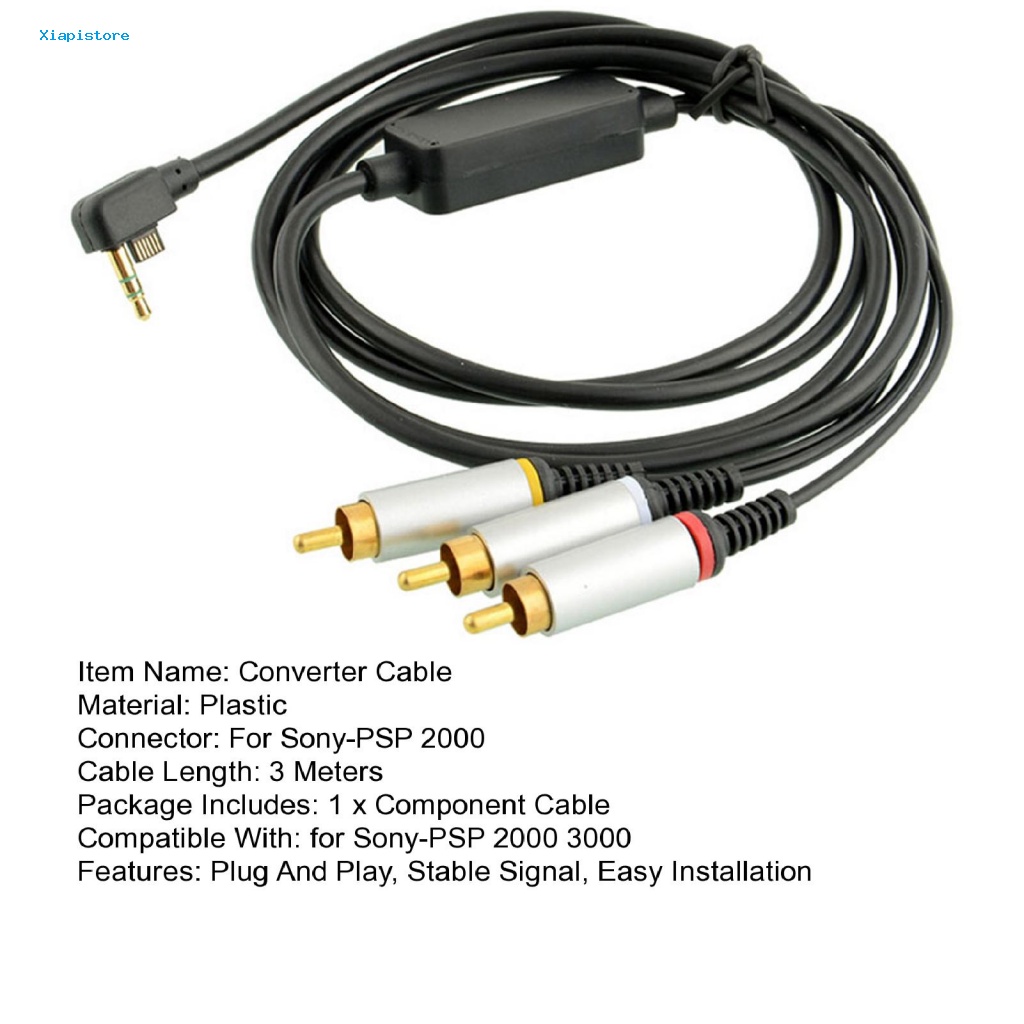 Dây Cáp Chuyển Đổi Tín Hiệu Âm Thanh / Video / Âm Thanh / Video Ổn Định Chống Nhiễu Dễ Lắp Đặt Cho Sony-PSP 2000 / 3000