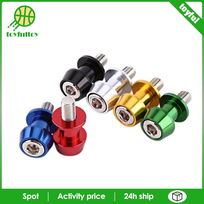 Set 2 Ống Cuộn CNC Màu Đỏ Cho Xe Mô Tô 2009-2014 8mm