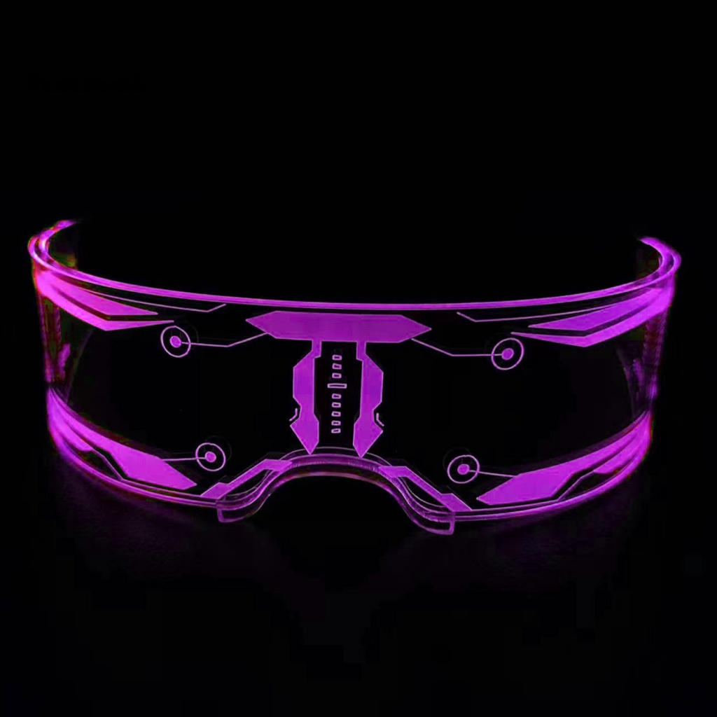 Mắt Kính Có Đèn LED Nhiều Màu Trong Suốt Độc Đáo