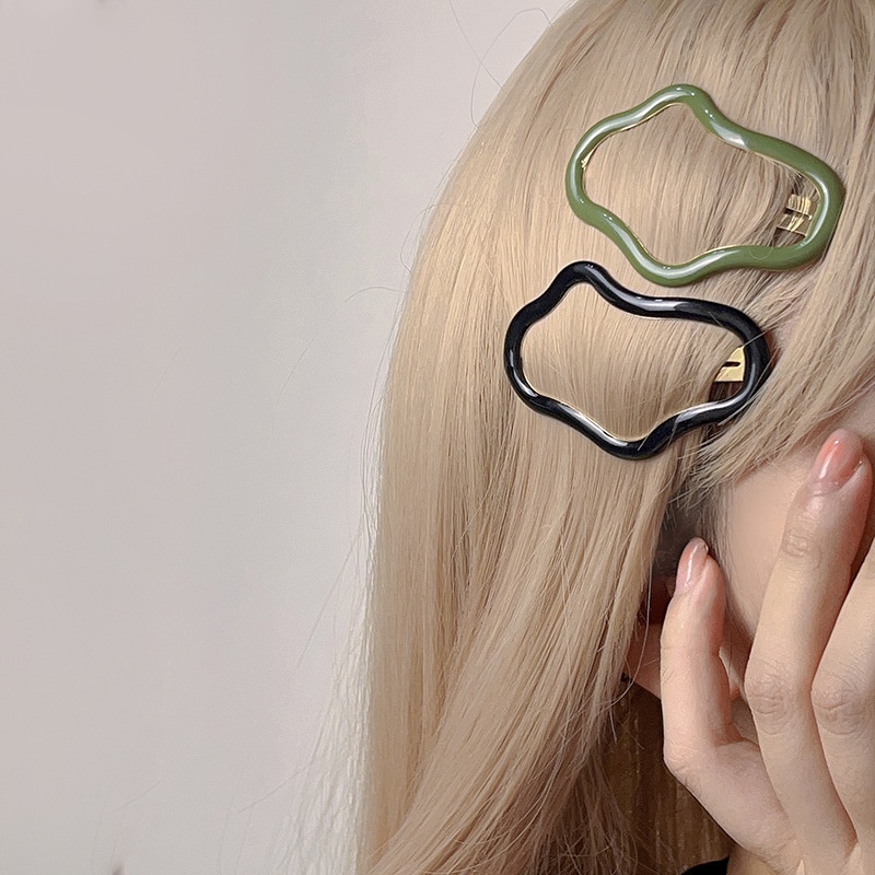 Bộ Kẹp Tóc Kim Loại Hình Đám Mây Dễ Thương