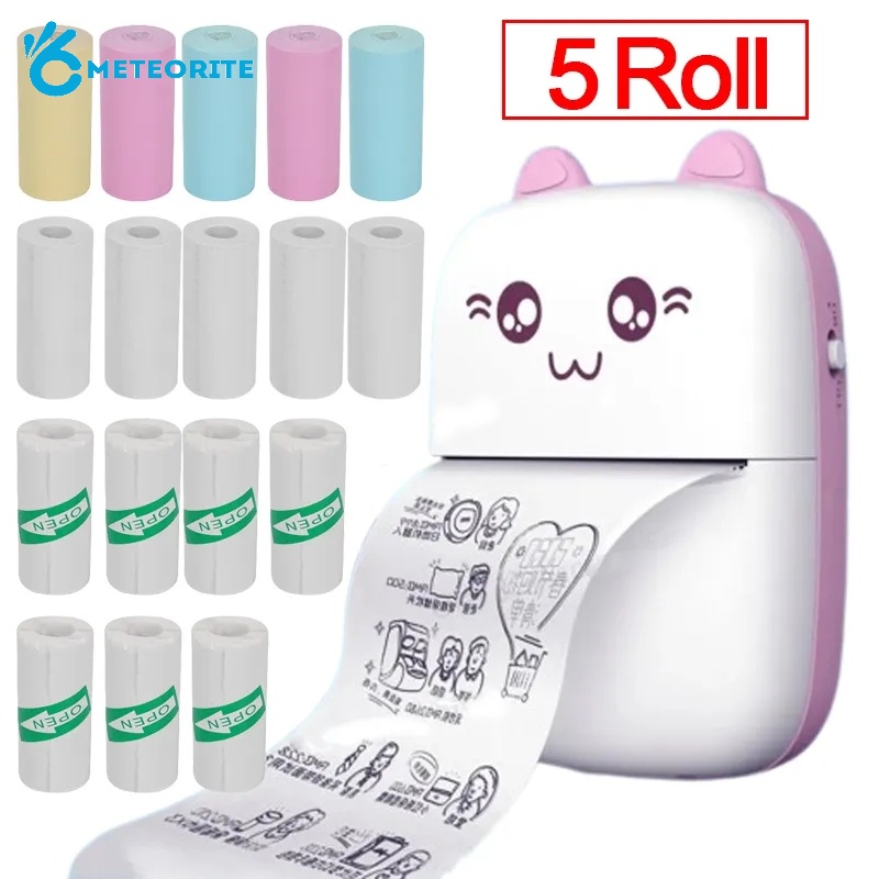 Giấy In Ảnh Không Dây / Nhãn In Nhiệt Mini Thay Thế