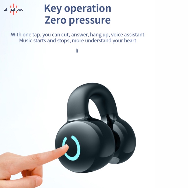 Vip Tai Nghe Kẹp Vành Tai Không Dây Âm Thanh Nổi Phong Cách Thể Thao Cho Doanh Nhân