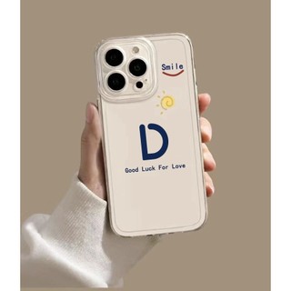 Ốp lưng chữ cái cho iphone 11 12 13 14 pro max letter d e f vỏ trong suốt vỏ mềm chống sốc máy ảnh xr x xs max 7 8 plusprotection