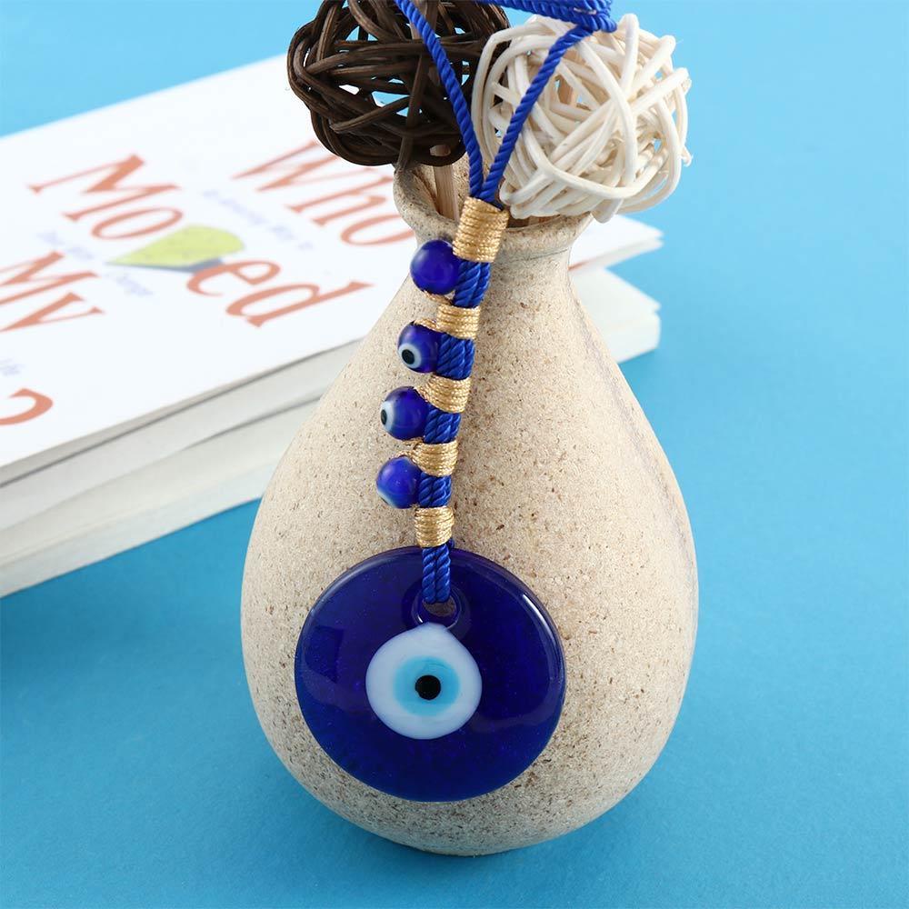 Móc Chìa Khóa / Điện Thoại Handmade Trang Trí Hình Mắt Quỷ May Mắn
