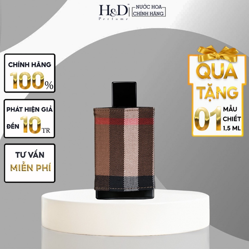 Nước hoa nam Burberry London For Men EDT lịch lãm, thơm lâu