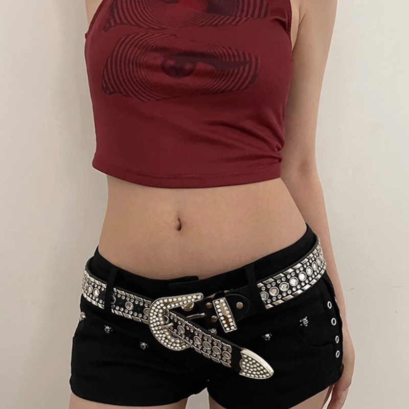 Thắt Lưng Đính Đá Thời Trang Dành Cho Người Lớn