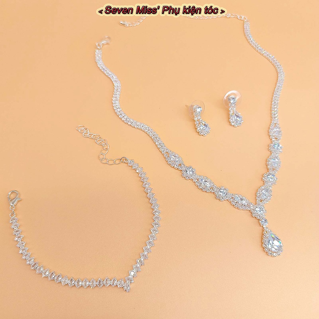 Bộ Trang Sức 3 Món Thời Trang Dành Cho Nữ