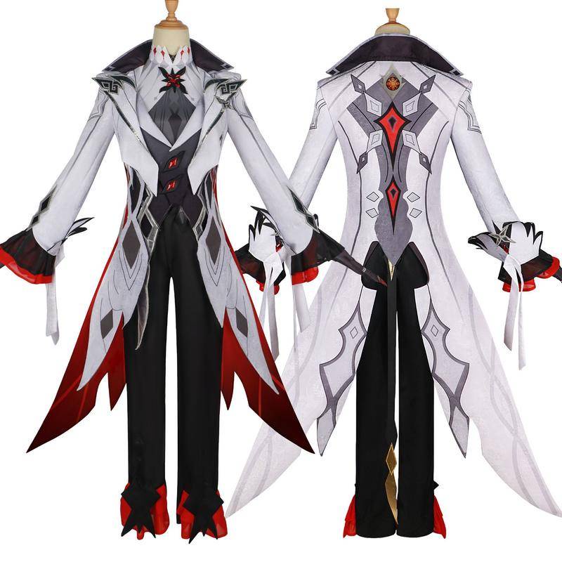 Genshin impact bộ cosplay arlecchino the knave fatui harbingers mới