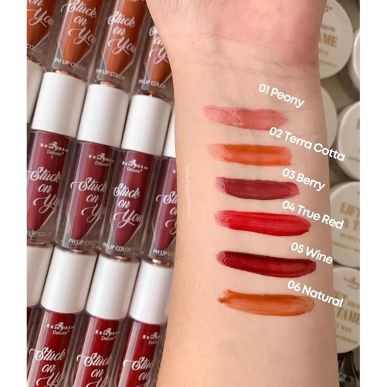 Son bóng Italia Deluxe Stuck On You PH Lip Stain