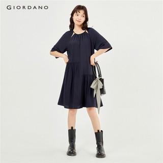 Đầm GIORDANO 18463219 xẻ vai thời trang dành cho nữ