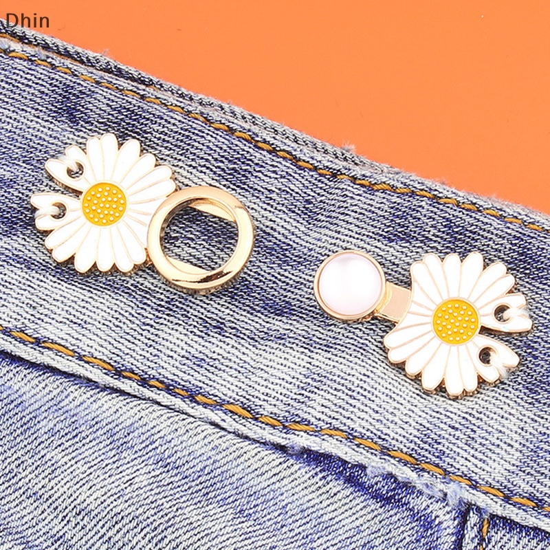 Khóa Thắt Lưng Quần Jean Cài Nút Bằng Kim Loại Có Thể Tháo Rời