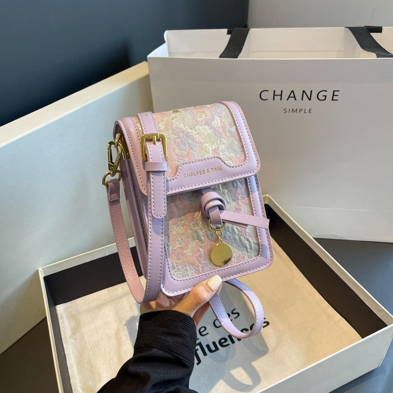 Túi Vải Jacquard Nhỏ Xinh Đựng Điện Thoại / Chìa Khóa Thời Trang Mùa Hè Cho Nữ