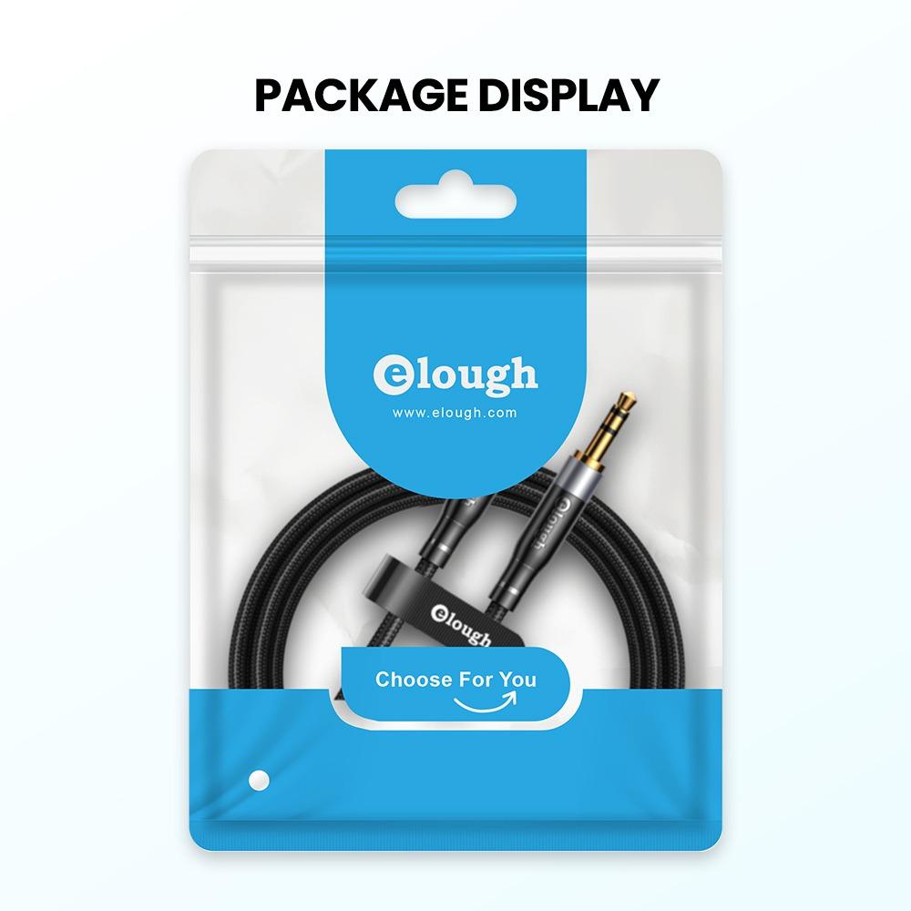 Lanfy Dây Cáp Âm Thanh Nối Dài 3.5mm 2 Vòng Cổng 3.5mm Tương Thích Với jack Cắm aux