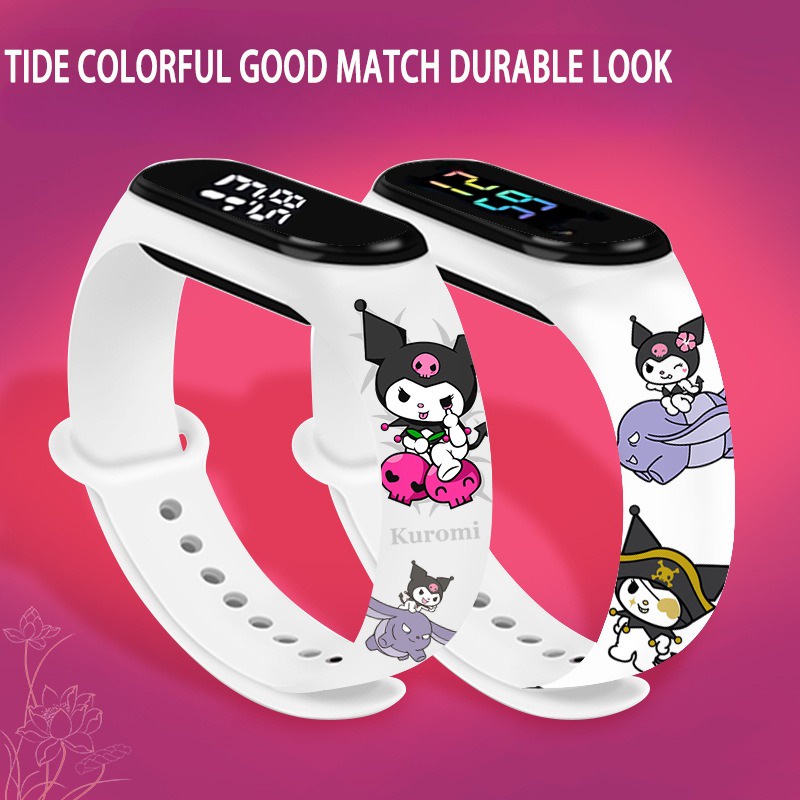 Đồng Hồ Thông Minh Đa Màu Sắc Sanrio Kuromi