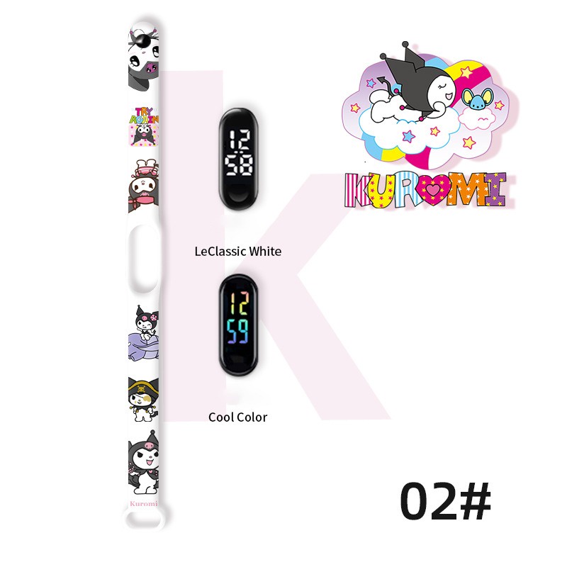 Đồng Hồ Thông Minh Đa Màu Sắc Sanrio Kuromi