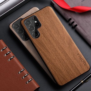 Ốp điện thoại Cho samsung galaxy s23 ultra plus FE 5G Họa Tiết Gỗ Tre Da Mặt Sau Cho samsung galaxy s23 ultra plus s23fe capa