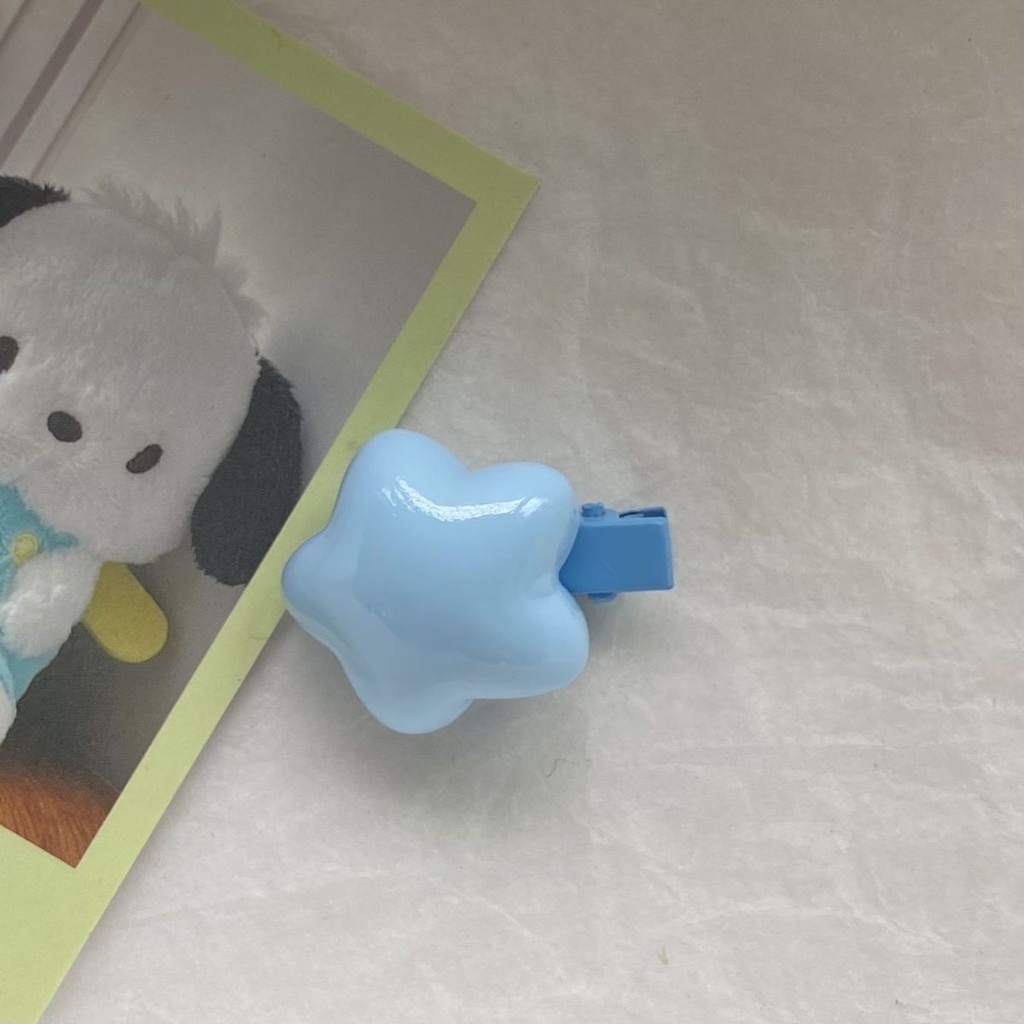Kẹp Tóc Hình Ngôi Sao Nhiều Màu Sắc Cỡ Nhỏ Dễ Thương Cho Bé Gái