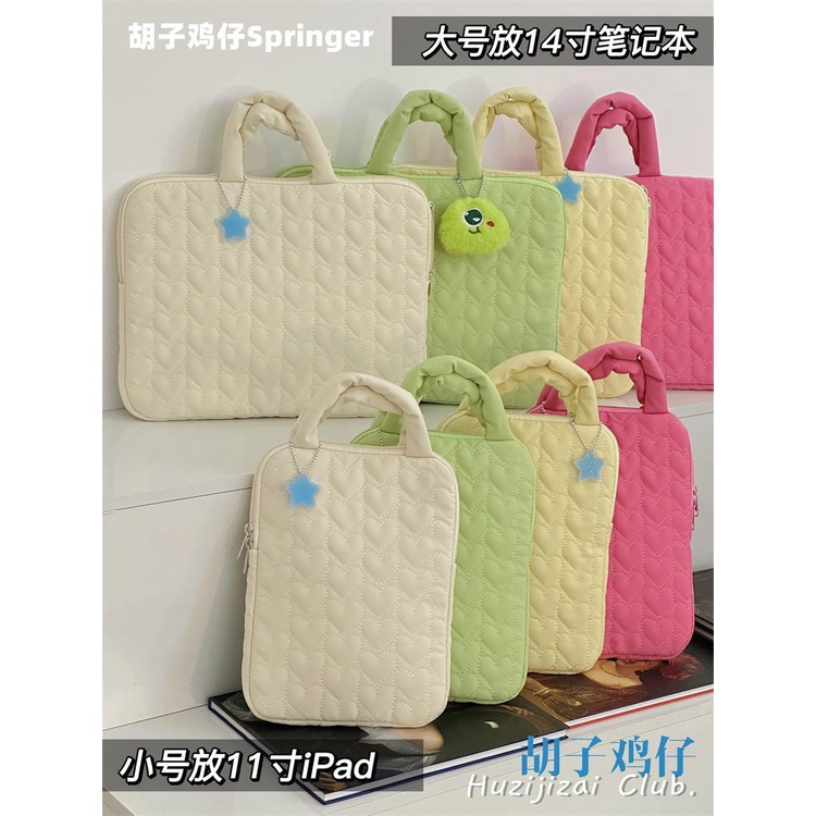 Túi Đựng Laptop / Máy Tính Bảng 11 Inch / IPad Pro / Máy Tính Bảng 14 Inch Họa Tiết Cô Gái Dễ Thương