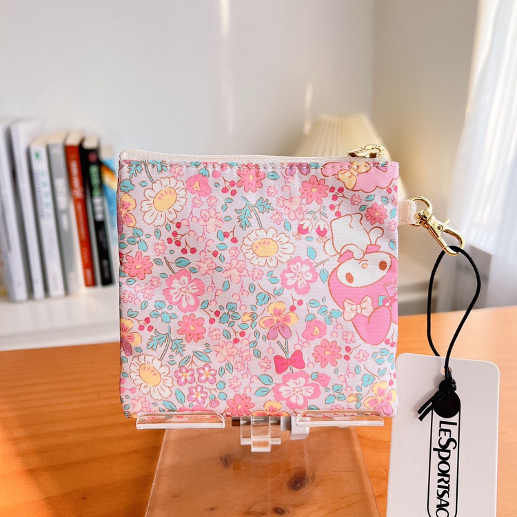 Ví Đựng Thẻ ID / Tiền Xu Có Móc Treo Họa Tiết Dễ Thương