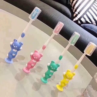 Combo 4chiếc bàn chải đánh răng trẻ em hình thú