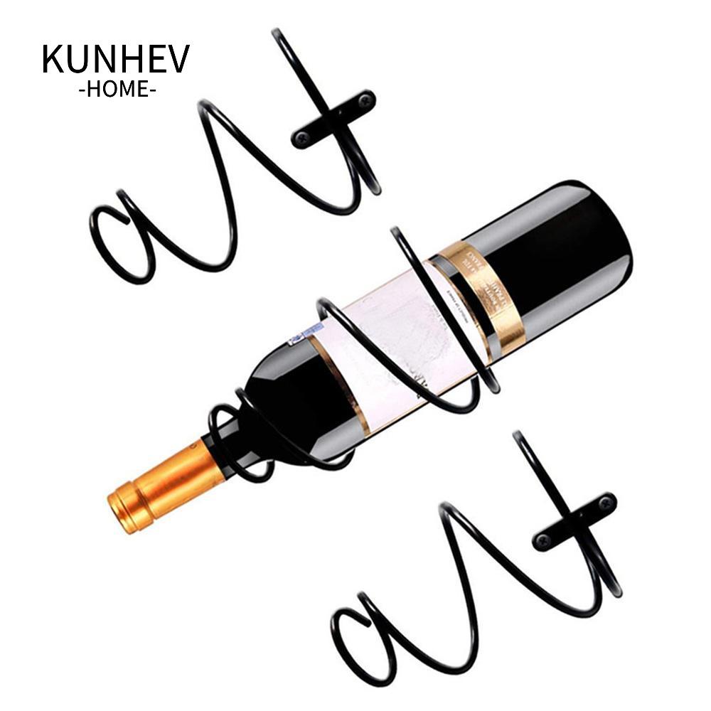 KUNHEV Giá Treo Chai Rượu Vang Đỏ Gắn Tường Tiện Lợi