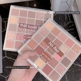 Bảng phấn mắt 25 màu sắc tố ngọc trai long lanh quyến rũ
