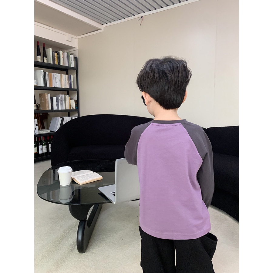 Áo Thun Tay Dài In Hình Động Vật Hoạt Hình Phong Cách Nhật Hàn Thời Trang Mùa Thu Cho Bé 90-150cm