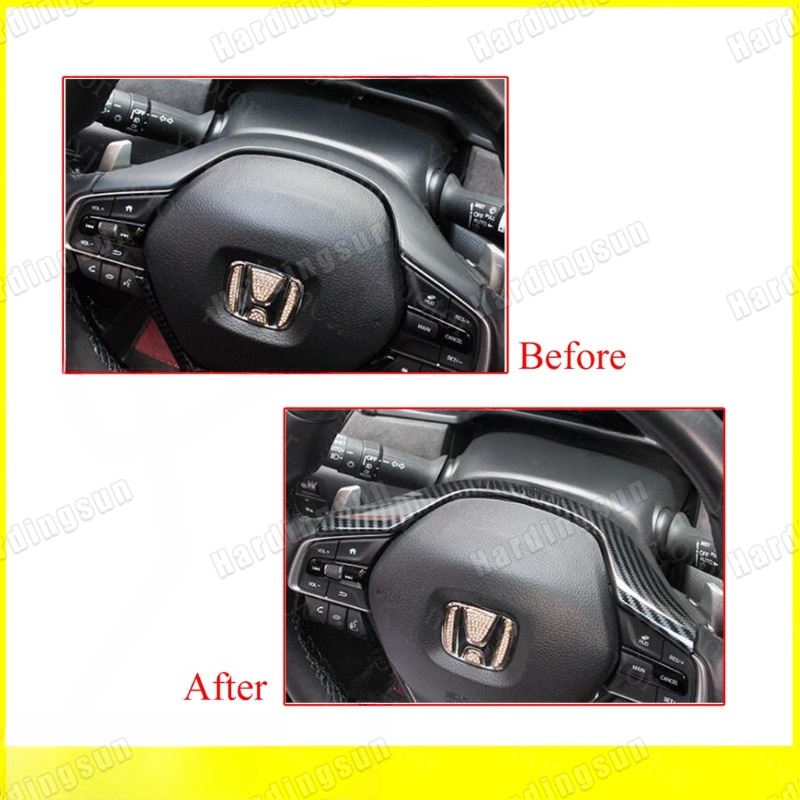 Đối với 2020 -2022 honda city gn hatchback vô lăng trang trí bảo vệ trang trí nắp lái