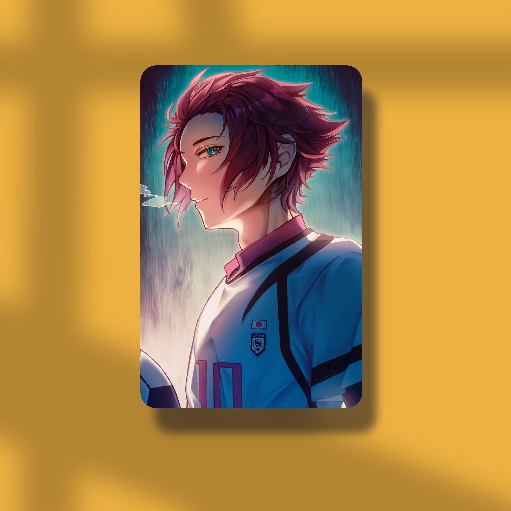 Thẻ Card Bo Góc Nhân Vật Anime Itoshi Sae Blue Lock - Giấy Bìa Cứng - Có Màng Cán