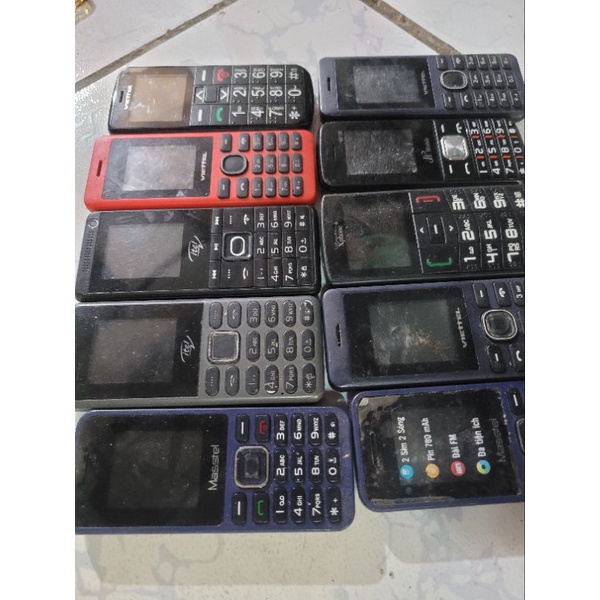 Điện thoại cục gạch 2 Sim, 1 Sim cũ NGẪU NHIÊN giá sỉ