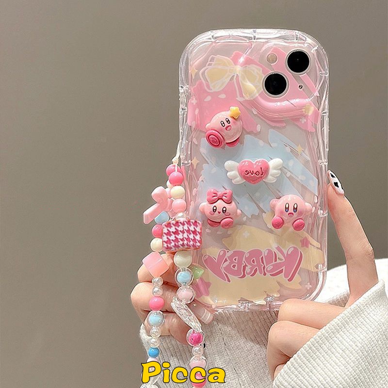 Ốp Điện Thoại Mềm Hình Búp Bê kirby 3d Cho iphone 15 7 8 plus 15 11 13 12 14 pro max 6 6s x xs max se 7plus xr 3d