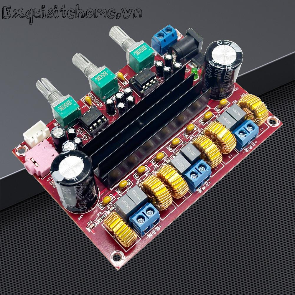 Bảng mạch khuếch đại công suất siêu trầm kỹ thuật số xh-m139 2x50w 100w 2.1 kênh tpa3116d2