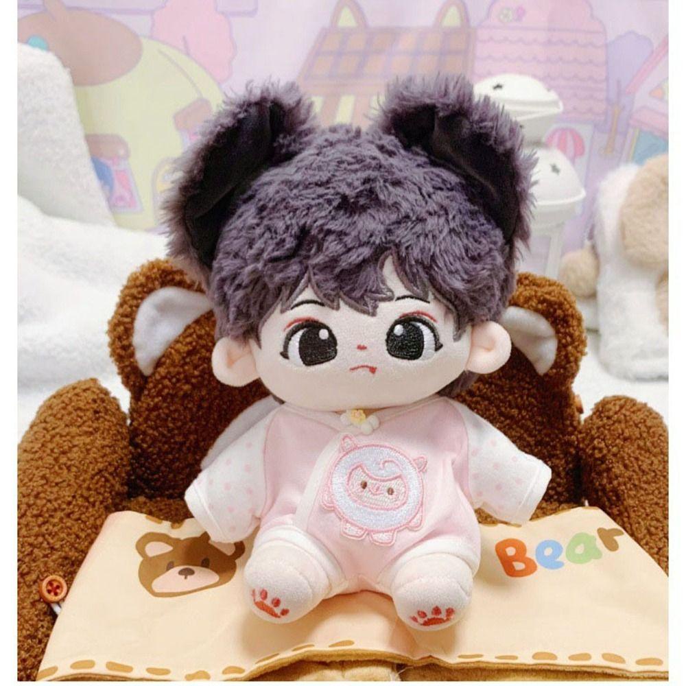 Avocapp doll undercoat, đồ chơi phụ kiện mặc thường ngày đồ ngủ mini, chất lượng cao phim hoạt hình thời trang đàn hồi bộ đồ cho búp bê bông nhồi bông búp bê bông 20cm