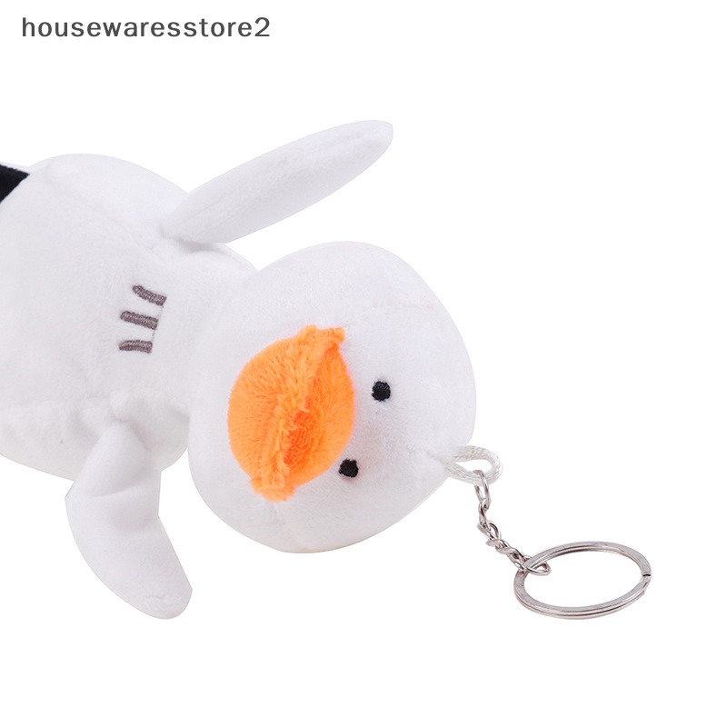 Phim hoạt hình búp bê vịt đáng yêu móc khóa túi xe phụ kiện cặp đôi sang trọng dễ thương keyring boutique