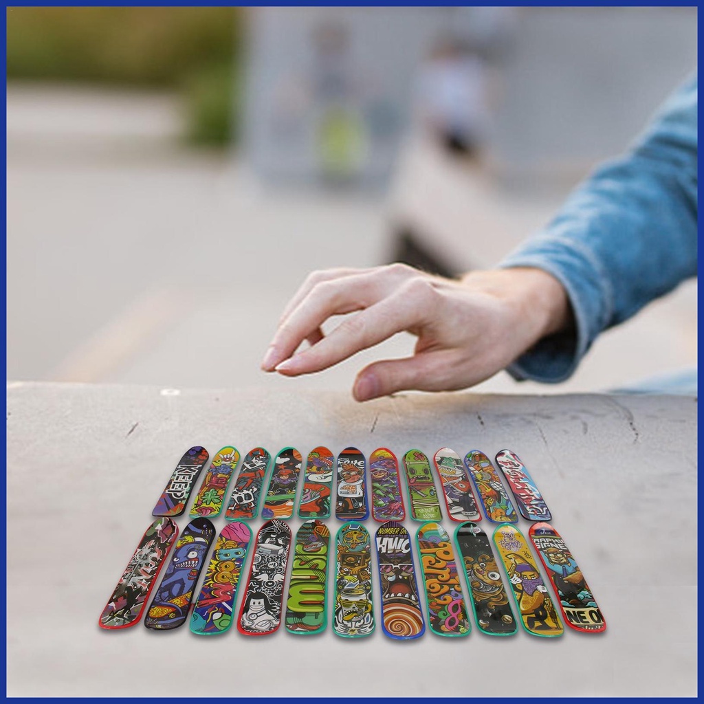 Mini finger skateboarding đạo cụ đào tạo ván trượt tối ưu cho trẻ em và người lớn đồ chơi giáo dục sáng tạo và vui nhộn aiavn