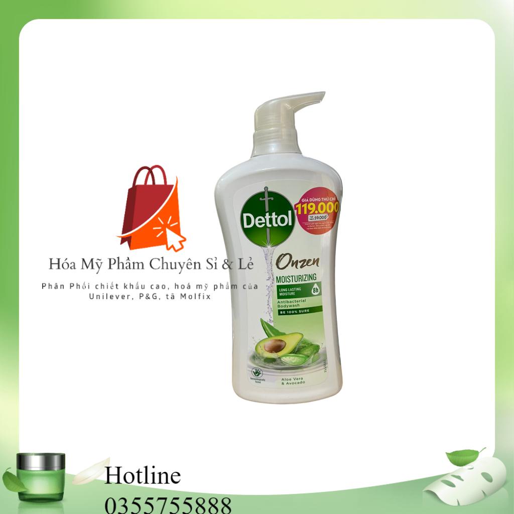 Dettol onzen Sữa tắm dưỡng ẩm lô hội & bơ (950g/chai)