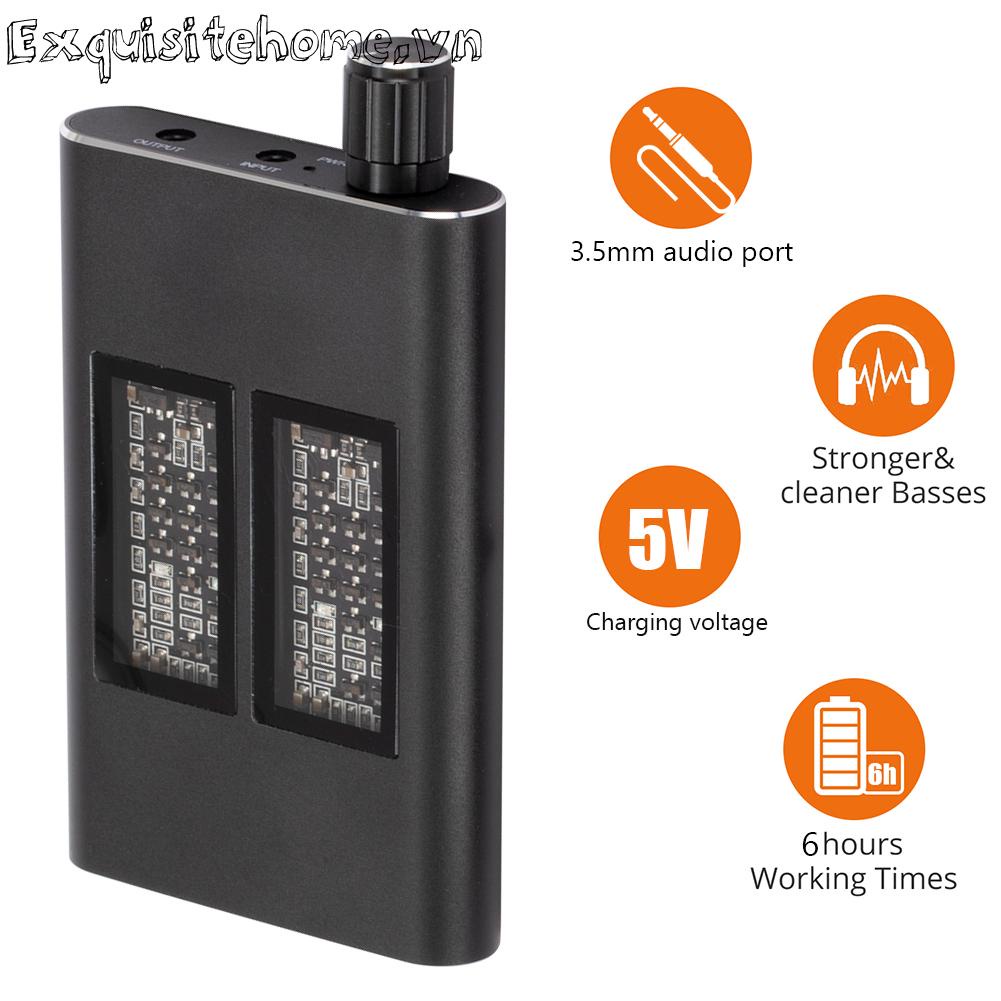 Bộ khuếch đại tai nghe hifi headphone 3.5mm jack aux audio amp cho điện thoại di động