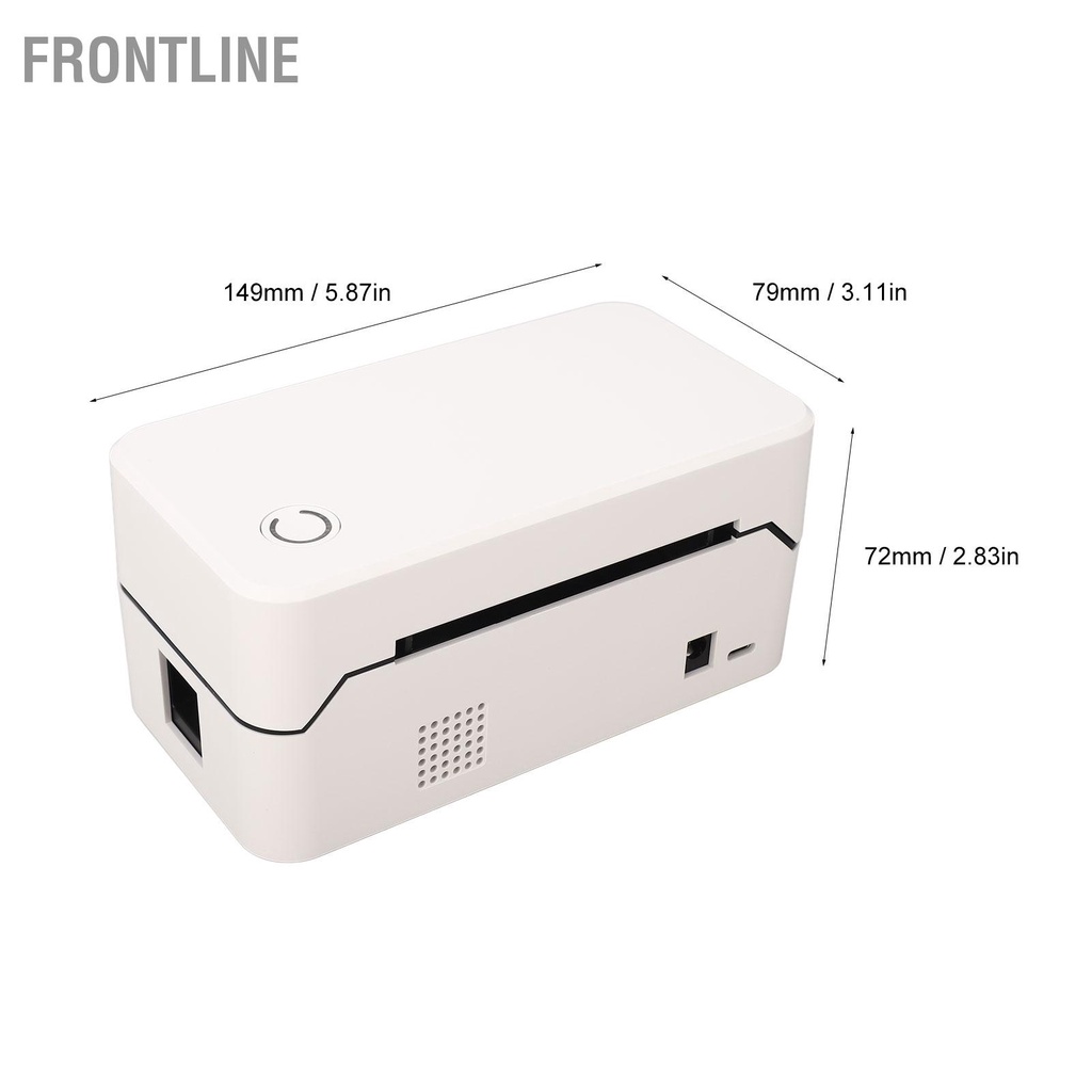 Frontline Máy in nhãn nhiệt 180mm/s 203 Dpi In rõ ràng BT cho kho doanh nghiệp nhỏ 100‑240V