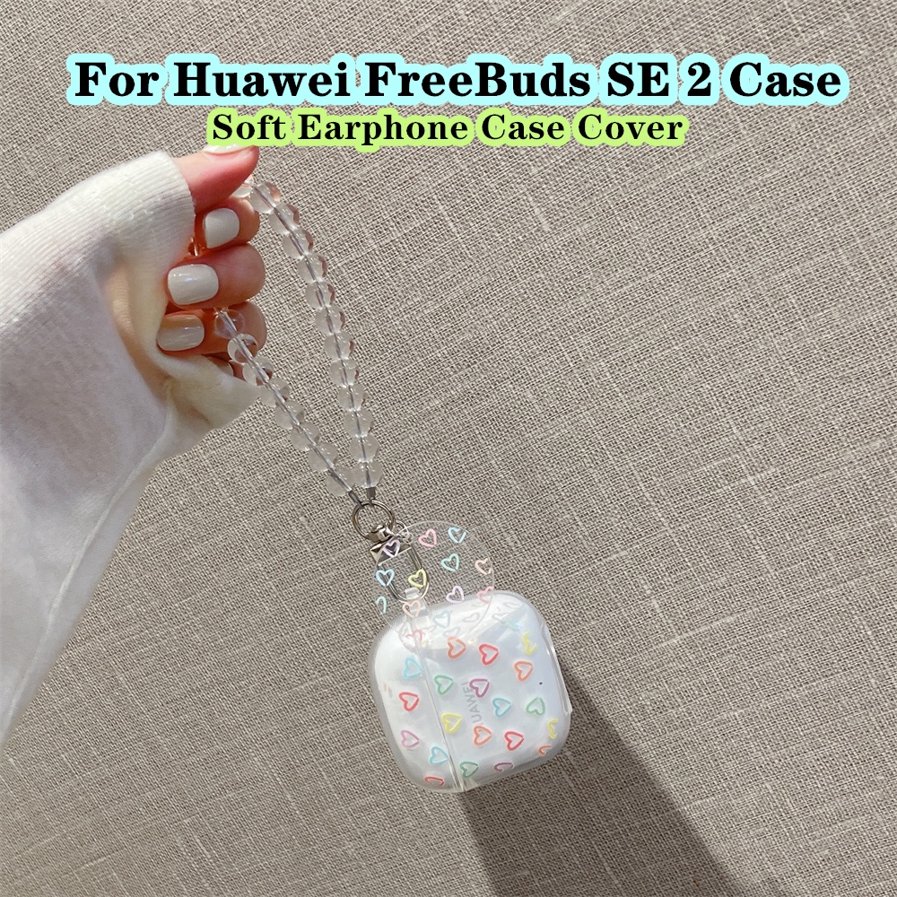 Giảm giá hấp dẫn đối với huawei freebuds se 2 case vòng đeo tay trong suốt phim hoạt hình cho huawei freebuds se 2 vỏ bọc tai nghe mềm
