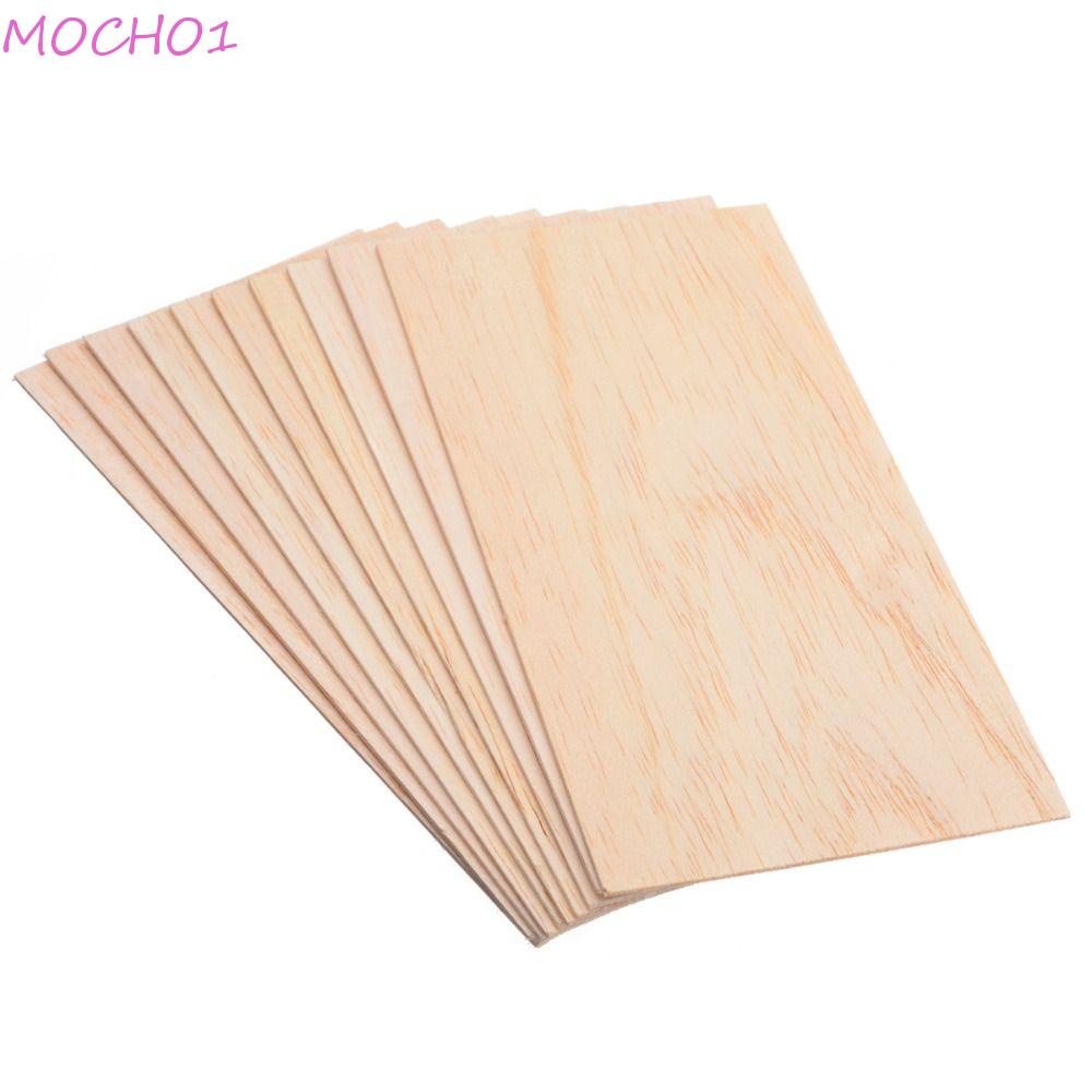 Mocho1 mô hình hàng không bảng lớp tự làm thủ công mỹ nghệ khắc tấm mô hình làm chip gỗ balsa đồ chơi vật liệu xây dựng tấm ván ép tấm gỗ tự làm tấm mô hình gỗ hình chữ nhật gỗ