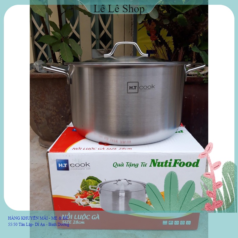 NỒI LUỘC GÀ INOX 28cm