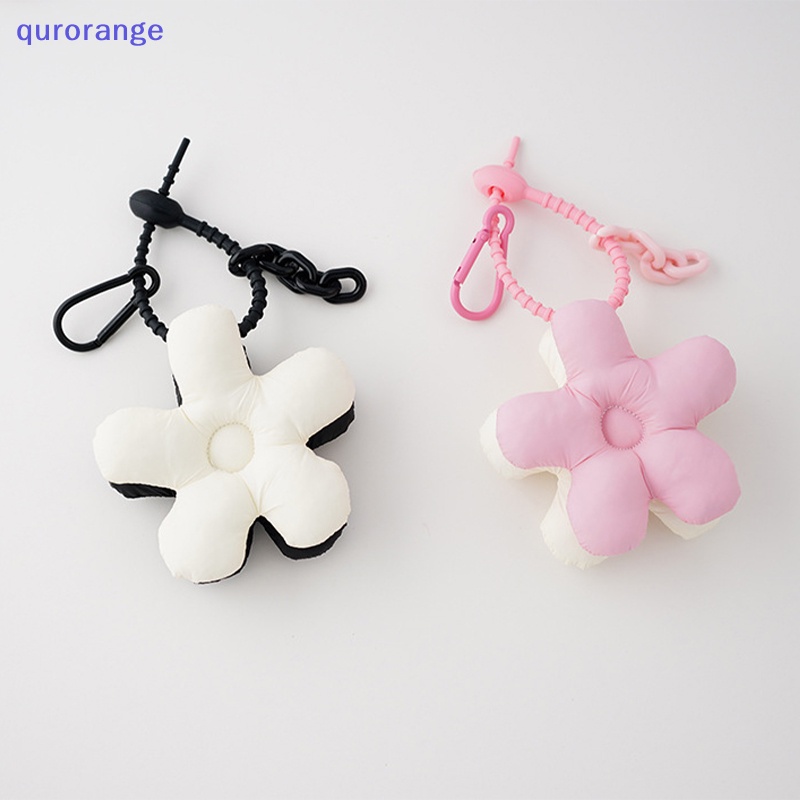 Qurange sweet cartoon keyring sun flower car keychain đáng yêu diy bag mặt dây chuyền phụ kiện ror