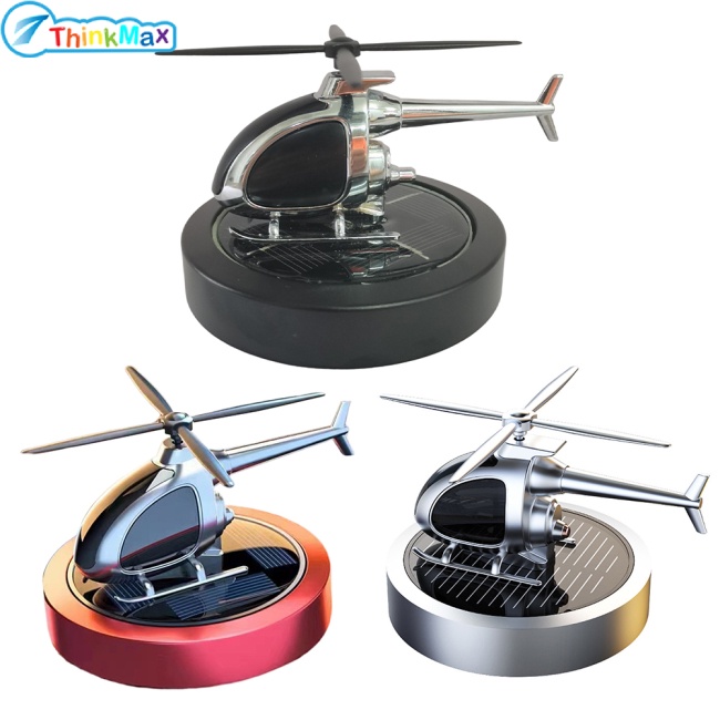 Máy bay trực thăng năng lượng mặt trời mô hình xe hơi aroma diffuser đồ trang trí mới lạ trang trí air freshener cho office home auto