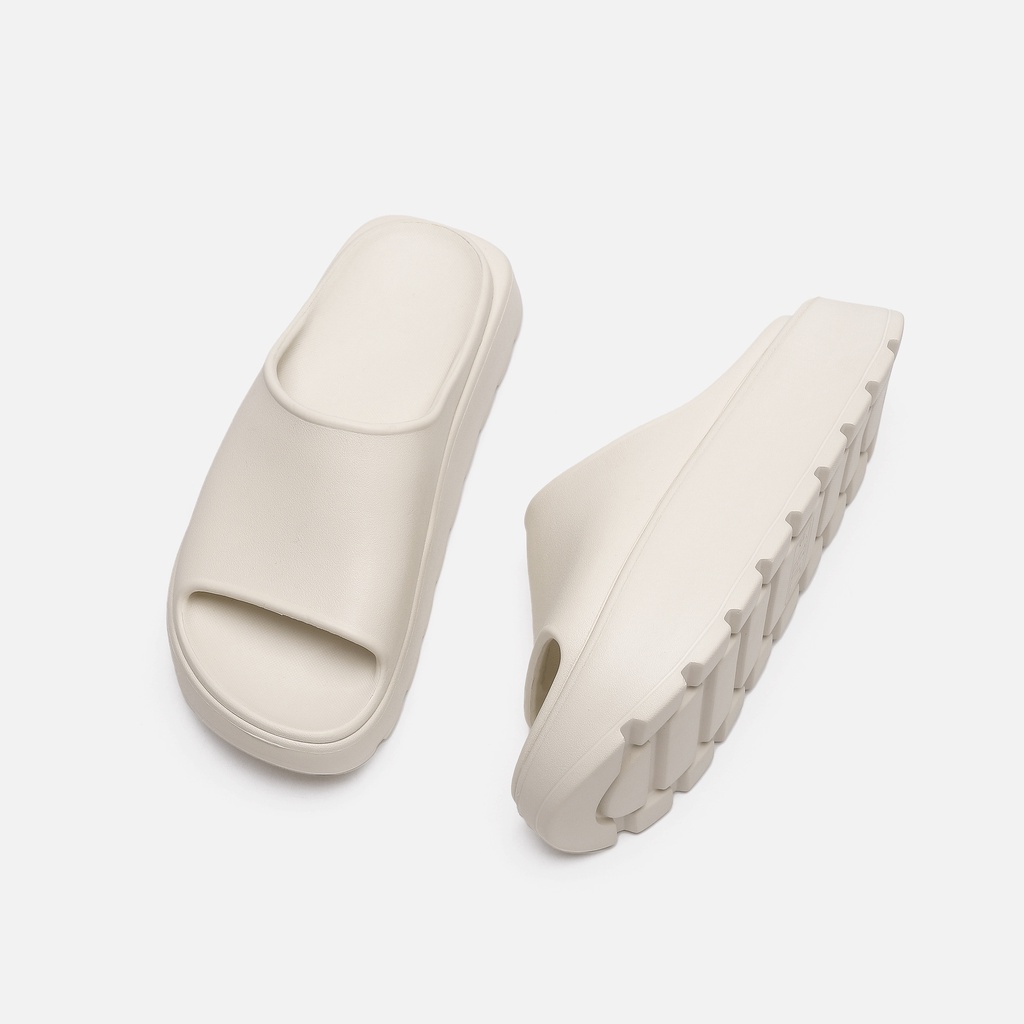 Dép nữ AYUER đáy dày nhẹ 5.5cm màu trơn chống trượt phong cách Hàn Quốc ngoài trời